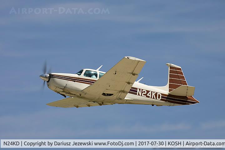 N24KD, 1970 Mooney M20F Executive C/N 700047, Mooney M20F Executive  C/N 700047, N24KD