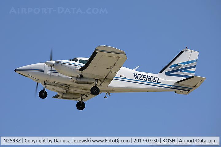 N2593Z, 1980 Piper PA-23-250 Apache C/N 27-8154007, Piper PA-23-250 Apache  C/N 27-8154007, N2593Z