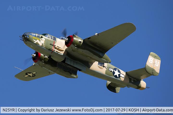 N25YR, 1943 North American TB-25N Mitchell C/N 108-34881, North American TB-25N Mitchell 