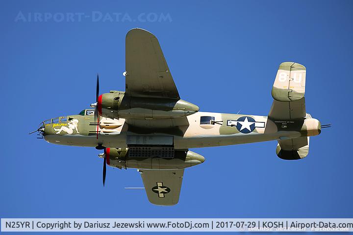 N25YR, 1943 North American TB-25N Mitchell C/N 108-34881, North American TB-25N Mitchell 