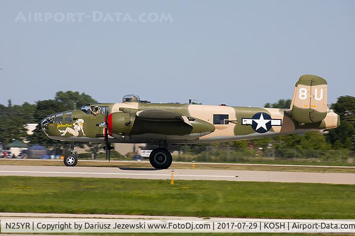 N25YR, 1943 North American TB-25N Mitchell C/N 108-34881, North American TB-25N Mitchell 