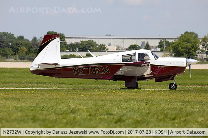 N2732W, 1966 Mooney M20E C/N 1034, Mooney M20E Chapparal  C/N 1034, N2732W