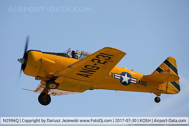 N2996Q, 1950 North American T-6G Texan C/N 168-175, North American T-6G Texan  C/N 49-3071, N2996Q