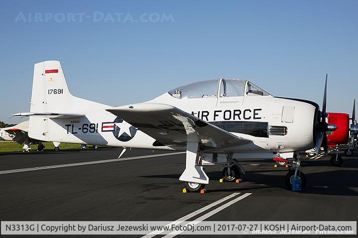 N3313G, 1953 North American T-28A Trojan C/N 174-544, North American T-28A Trojan  C/N 51-7691N, N3313G