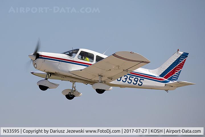 N33595, 1975 Piper PA-28-140 Cherokee C/N 28-7525211, Piper PA-28-140 Cherokee Cruiser  C/N 28-7525211 , N33595