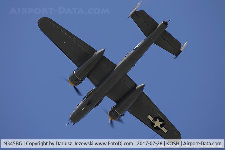 N345BG, 1944 North American TB-25N Mitchell C/N 108-47531, North American TB-25N Mitchell 