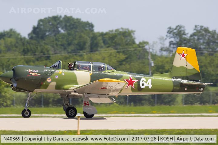 N40369, 1982 Nanchang CJ-6 C/N 3732008, Nanchang CJ-6  C/N 3732008, N40369