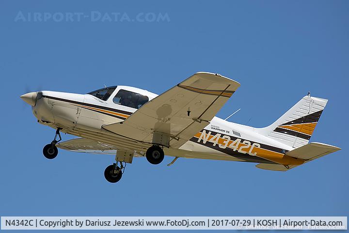 N4342C, 1984 Piper PA-28-161 Warrior II C/N 28-8416051, Piper PA-28-161 Warrior II  C/N 28-8416051, N4342C