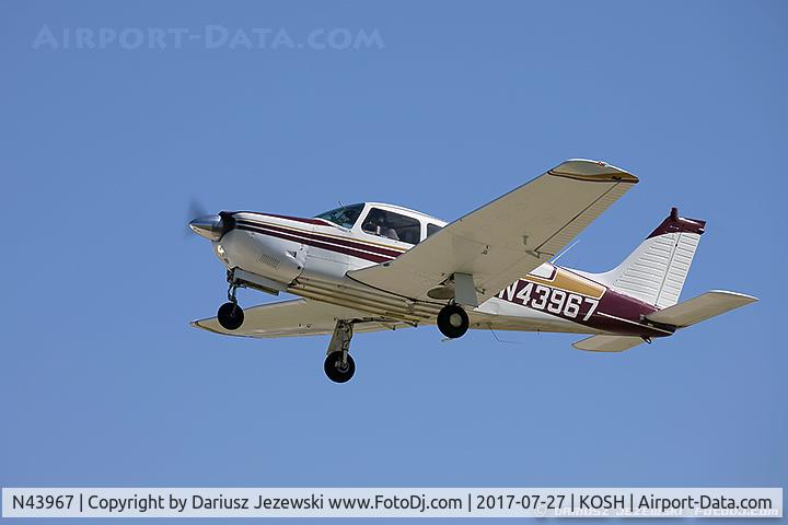 N43967, 1977 Piper PA-28R-201 Cherokee Arrow III C/N 28R-7737140, Piper PA-28R-201 Arrow III  C/N 28R-7737140 , N43967