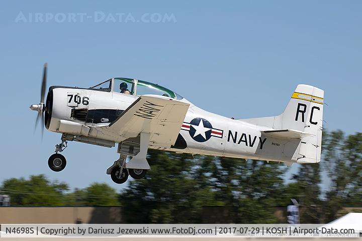 N4698S, North American T-28B Trojan C/N 200-69 (137706), North American T-28B Trojan  C/N 137706, N4698S