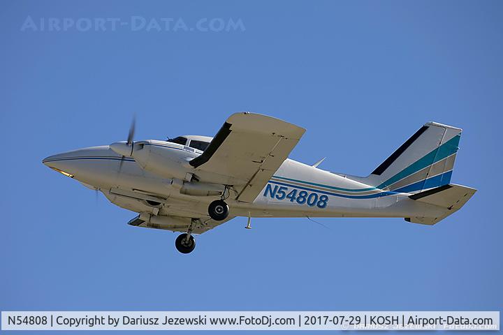 N54808, 1975 Piper PA-23-250 Aztec C/N 277554106, Piper PA-23-250 Aztec  C/N 277554106, N54808