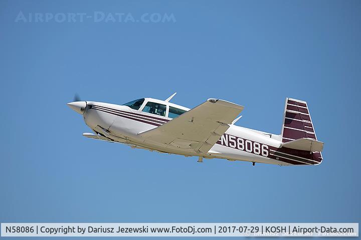 N58086, 1985 Mooney M20J 201 C/N 24-1552, Mooney M20J 201  C/N 24-1552, N58086