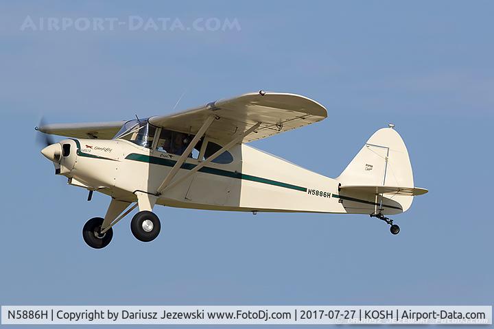 N5886H, 1949 Piper PA-16 Clipper C/N 16-503, Piper PA-16 Clipper  C/N 16-503 , N5886H