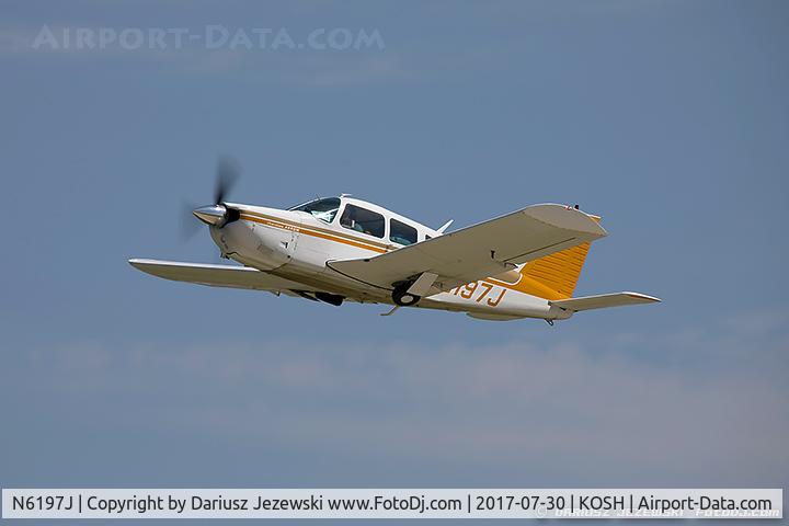 N6197J, 1976 Piper PA-28R-200 Cherokee Arrow C/N 28R-7635319, Piper PA-28R-200 Arrow II  C/N 28R-7635319, N6197J