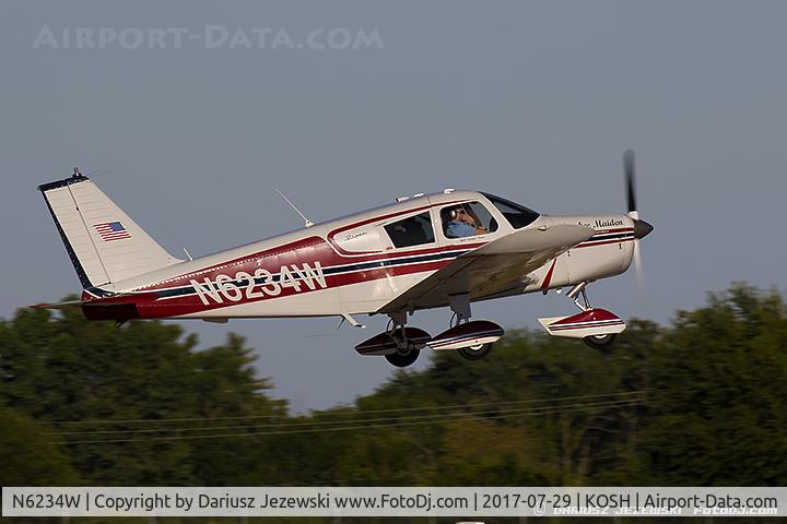 N6234W, 1964 Piper PA-28-140 Cherokee C/N 28-20275, Piper PA-28-140 Cherokee Cruiser  C/N 28-20275, N6234W