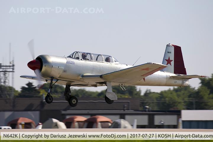 N642K, 1985 Nanchang CJ-6A C/N 4232013, Nanchang CJ-6A  C/N 4232013, N642K