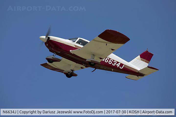 N6634J, 1968 Piper PA-28-180 Cherokee C/N 28-5101, Piper PA-28-180 Cherokee  C/N 28-5101, N6634J