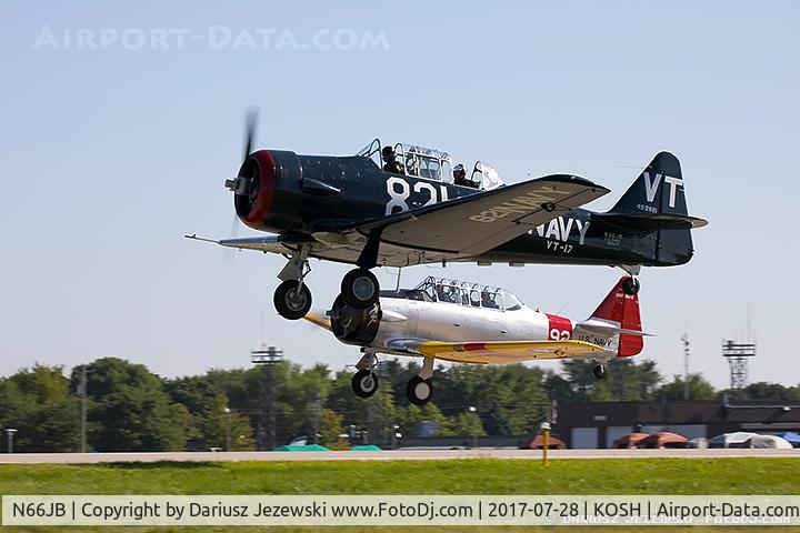 N66JB, 1949 North American T-6G Texan C/N 168-19, North American T-6G Texan  C/N 49-2915, N66JB