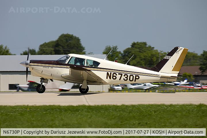 N6730P, 1960 Piper PA-24-250 Comanche C/N 24-1857, Piper PA-24-250 Comanche  C/N 24-1857 , N6730P