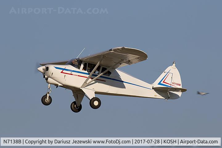 N7138B, 1956 Piper PA-22-150 Tri Pacer C/N 22-4358, Piper PA-22-150 Tri-Pacer  C/N 22-4358, N7138B