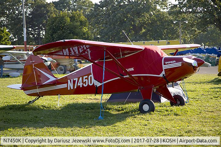 N7450K, 1950 Piper PA-20 Pacer C/N 20-361, Piper PA-20 Pacer  C/N 20-361 , N7450K