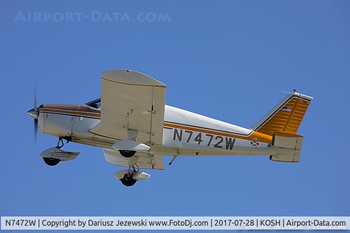 N7472W, 1963 Piper PA-28-180 Cherokee C/N 28-1377, Piper PA-28-180 Cherokee  C/N 28-1377, N7472W