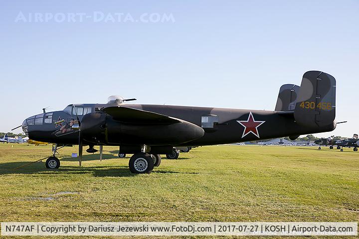 N747AF, 1944 North American B-25J Mitchell Mitchell C/N 108-33731, North American B-25J Mitchell 