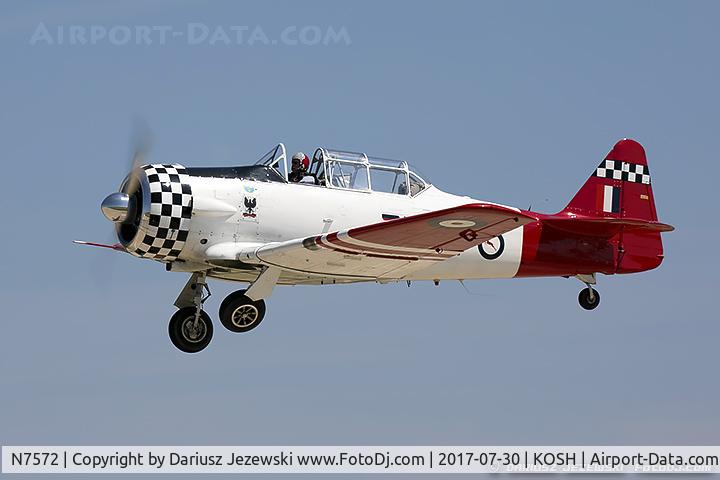 N7572, 1941 North American AT-6D Texan C/N 41-34018, North American AT-6D Texan  C/N 41-34018, N7572