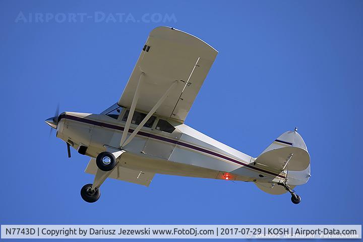 N7743D, 1957 Piper PA-22-150 Tri-Pacer C/N 22-5422, Piper PA-22-150 Tri-Pacer  C/N 22-5422 , N7743D