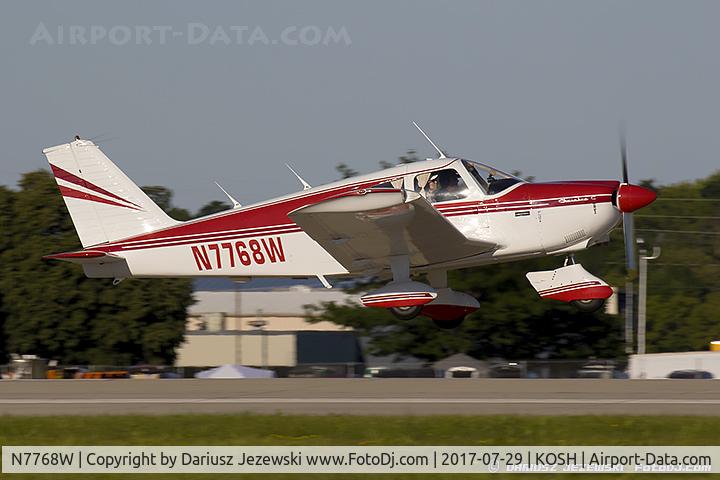 N7768W, 1964 Piper PA-28-180 Cherokee C/N 28-1769, Piper PA-28-180 Cherokee  C/N 28-1769 , N7768W