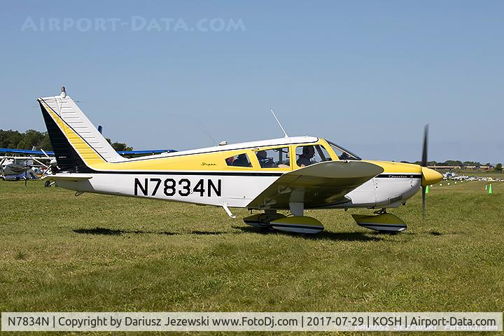 N7834N, 1969 Piper PA-28-180 Cherokee C/N 28-5288, Piper PA-28-180 Cherokee  C/N 28-5288 , N7834N