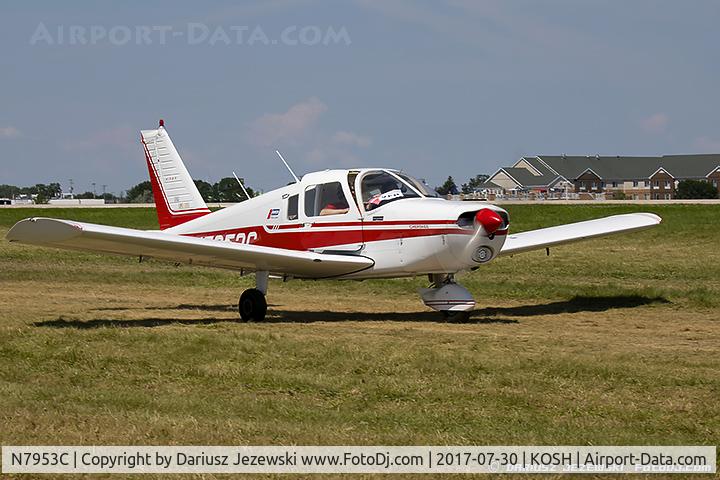 N7953C, 1975 Piper PA-28-140 Cherokee Cruiser C/N 28-7625090, Piper PA-28-140 Cherokee Cruiser  C/N 28-7625090, N7953C