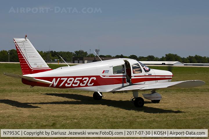 N7953C, 1975 Piper PA-28-140 Cherokee Cruiser C/N 28-7625090, Piper PA-28-140 Cherokee Cruiser  C/N 28-7625090, N7953C