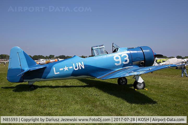 N85593, 1957 North American AT-6D Texan C/N 121-42415, North American AT-6D Texan  C/N 121-42415, N85593