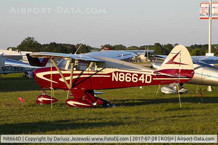 N8664D, 1958 Piper PA-22-160 Tri Pacer C/N 22-5872, Piper PA-22-160 Tri-Pacer  C/N 22-5872 , N8664D