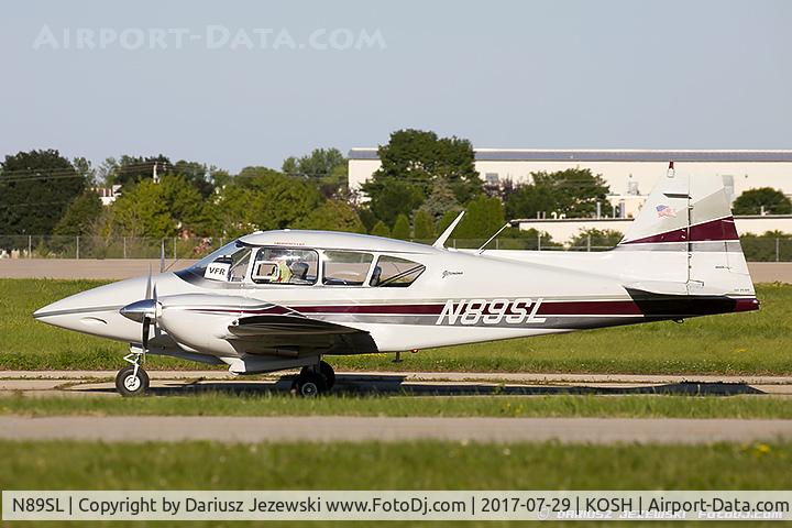 N89SL, 1956 Piper PA-23-160 Apache Apache C/N 23-602, Piper PA-23 Apache  C/N 23-602, N89SL