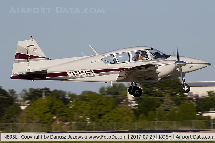N89SL, 1956 Piper PA-23-160 Apache Apache C/N 23-602, Piper PA-23 Apache  C/N 23-602, N89SL