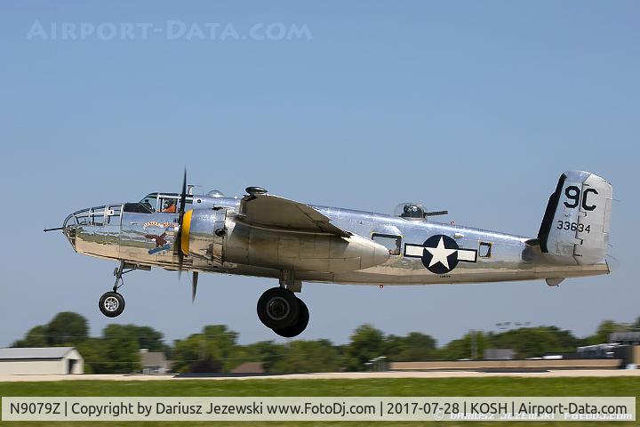 N9079Z, 1944 North American TB-25N Mitchell C/N 108-34009, North American TB-25N Mitchell 