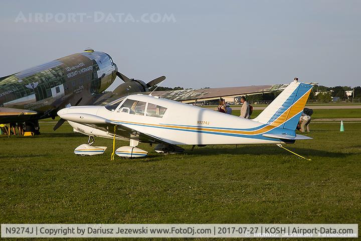 N9274J, 1966 Piper PA-28-180 Cherokee C/N 28-3352, Piper PA-28-180 Cherokee  C/N 28-3352 , N9274J