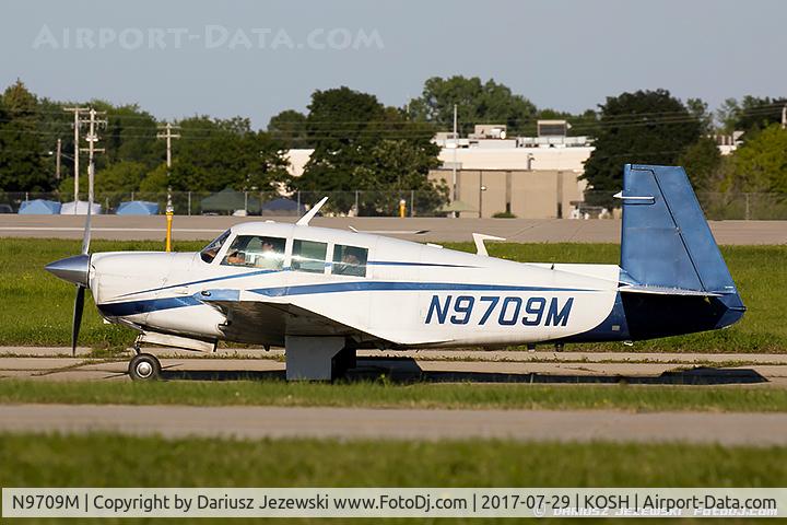 N9709M, 1967 Mooney M20F Executive C/N 670269, Mooney M20F Executive  C/N 670269, N9709M