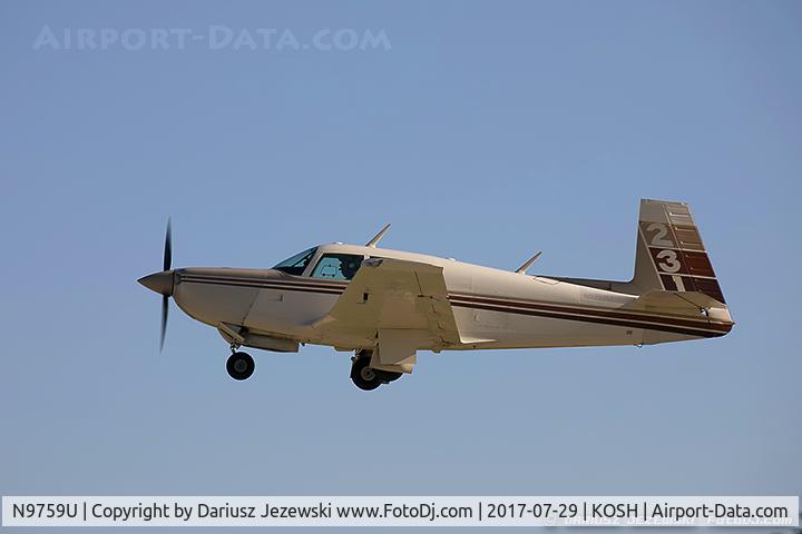N9759U, 1981 Mooney M20K C/N 25-0517, Mooney M20K  C/N 25-0517, N9759U