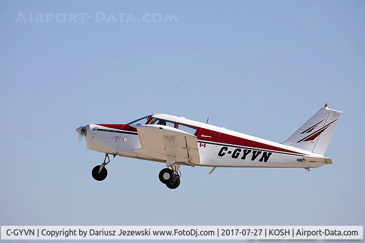 C-GYVN, 1967 Piper PA-28-140 Cherokee Cruiser C/N 28-23179, Piper PA-28-140 Cherokee Cruiser  C/N 28-23179, C-GYVN