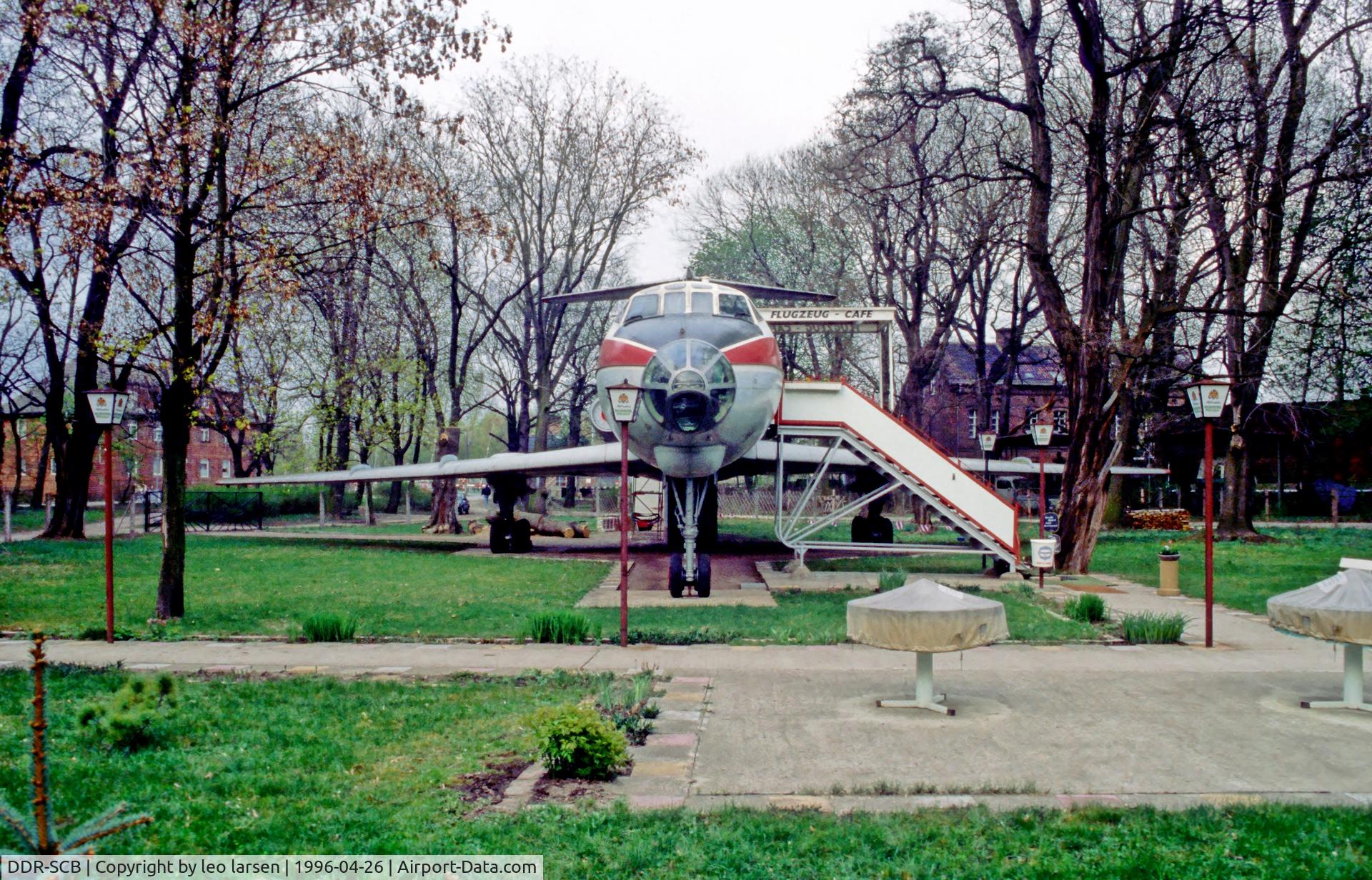 DDR-SCB, 1968 Tupolev Tu-134 C/N 8350503, Oschersleben Germany 26.4.1996