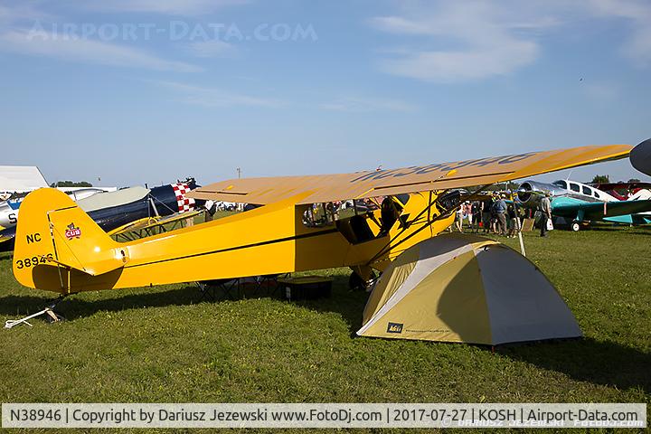 N38946, 1942 Piper J3C-65 Cub Cub C/N 8277, Piper J3C-65 Cub  C/N 8277, NC38946