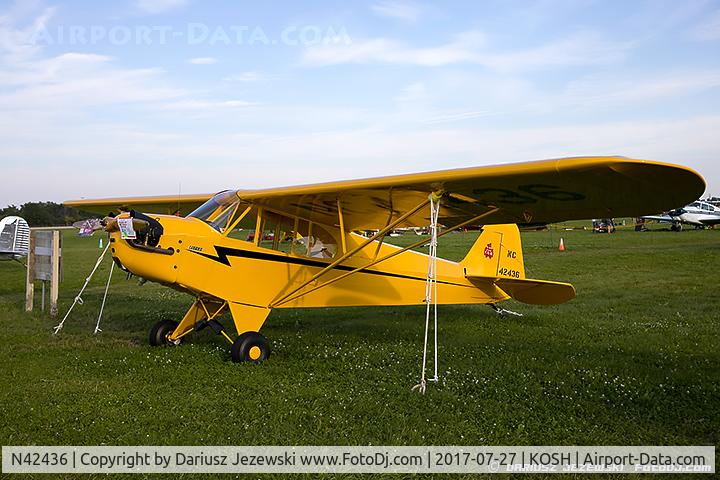 N42436, 1945 Piper J3C-65 Cub Cub C/N 14700, Piper J3C-65 Cub  C/N 14700, NC42436