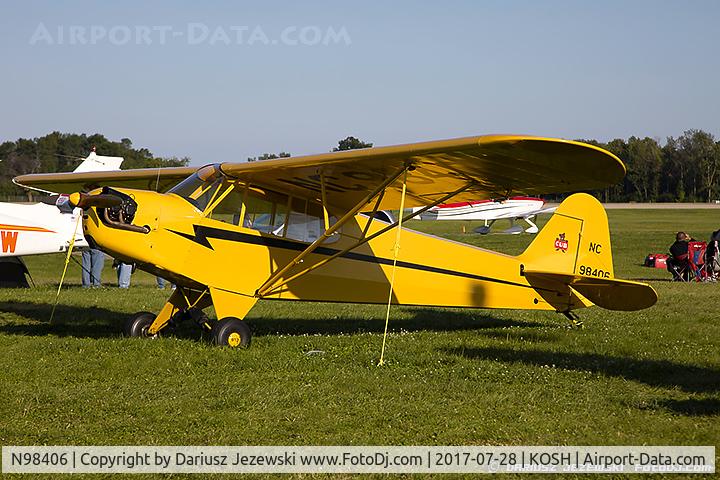N98406, 1946 Piper J3C-65 Cub Cub C/N 18593, Piper J3C-65 Cub  C/N 18593, NC98406