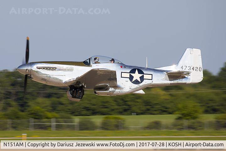 N151AM, 1944 North American P-51D Mustang C/N 122-39879, North American F-51D Mustang  C/N 4473420, NL151AM