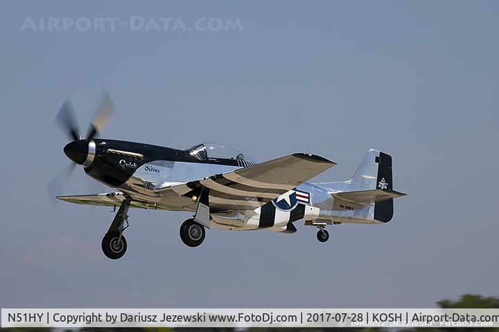 N51HY, 1944 North American P-51D Mustang C/N 124-48192, North American P-51D Mustang 