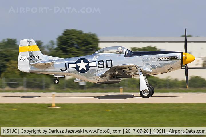 N51JC, 1944 North American P-51D Mustang C/N 122-38798, North American P-51D Mustang 