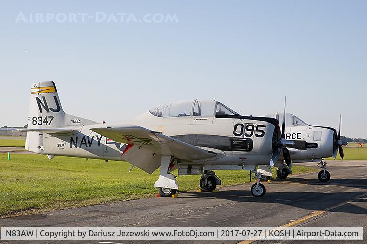 N83AW, North American T-28B Trojan C/N 200-418 (138347), North American T-28B Trojan  C/N 138347, NX83AW